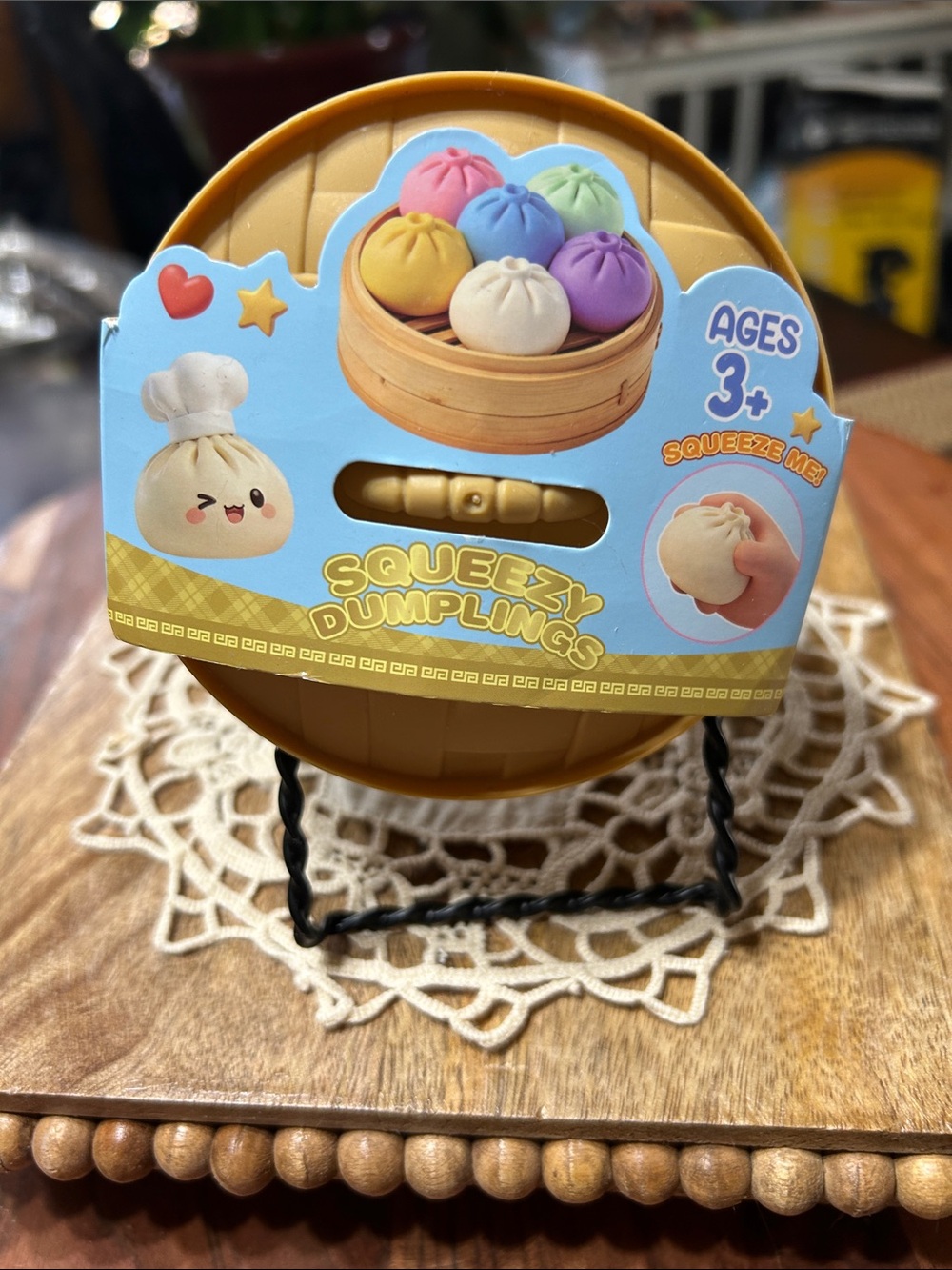 Squeezy Dumpling New In Steamer Glitter
